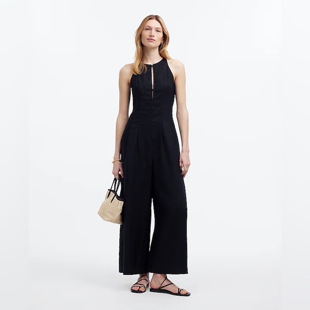 Madewell Wide Leg Jumpsuit 100% Linen NWT